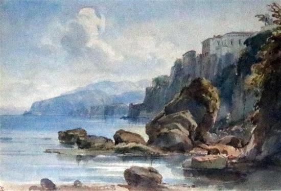 William Leighton Leitch (1804-1883) Tassos House, Sorrento - Morning 8.5 x 12.5in.